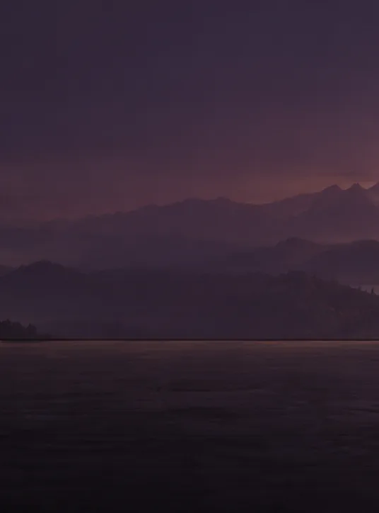 A cinematic stage lit for a production