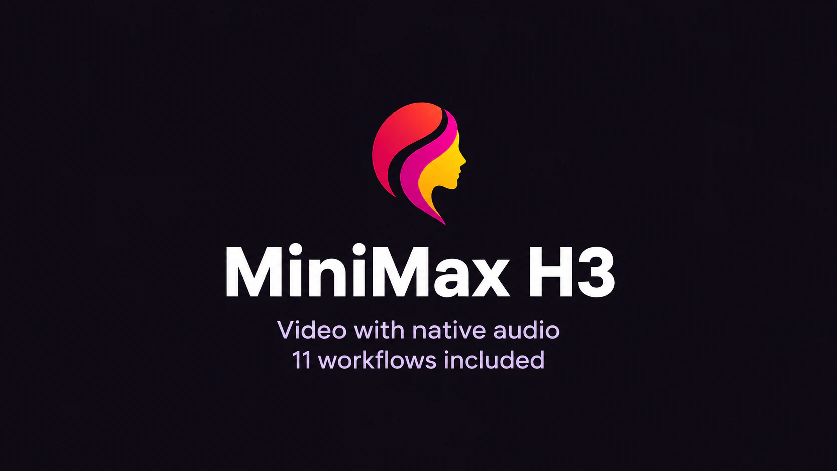 MiniMax H3. Video with native audio. 11 workflows included. HearmemanAI.