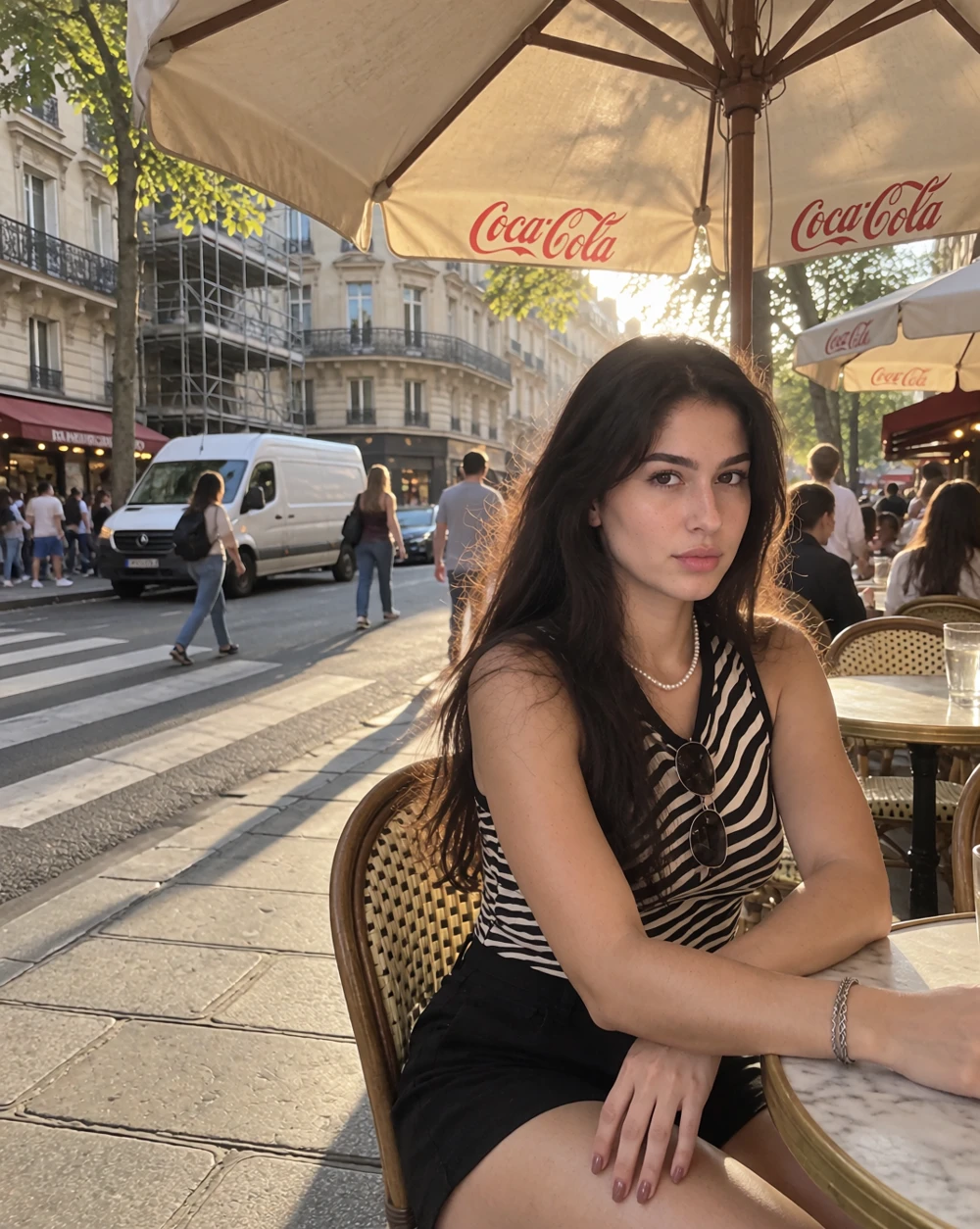 Mira — golden hour café